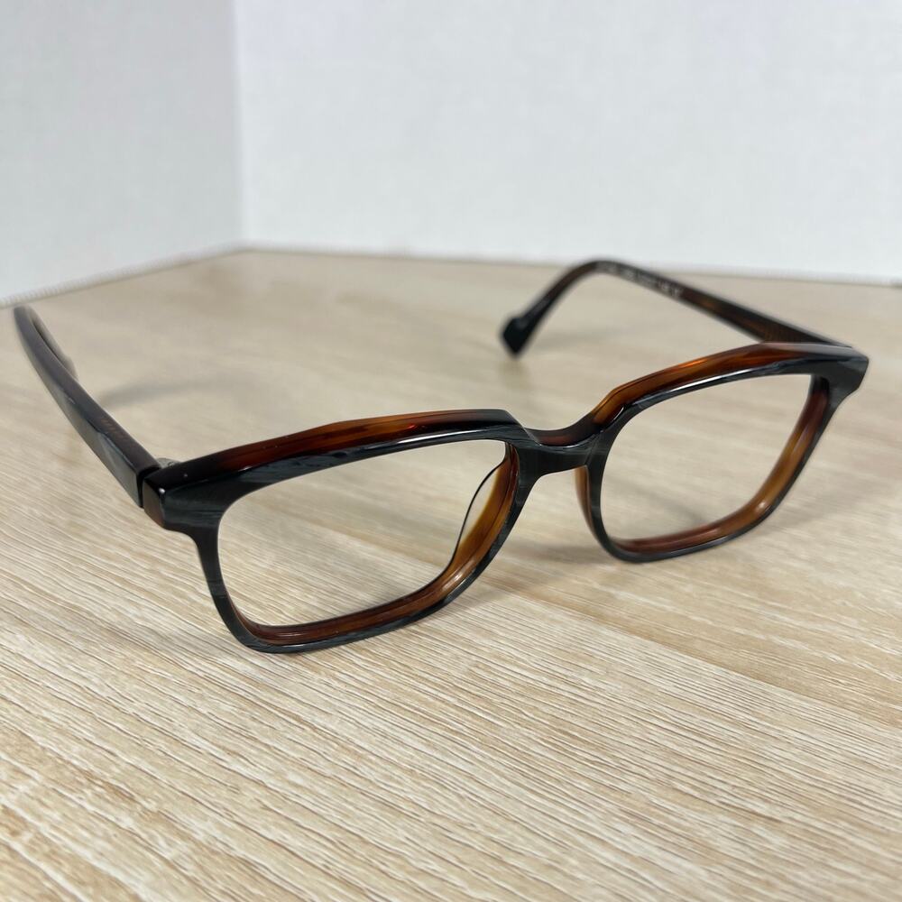 RARE! JF Rey JF1461 0560 Eyeglasses Gray Black Marble Horn Rimmed 52-17-148